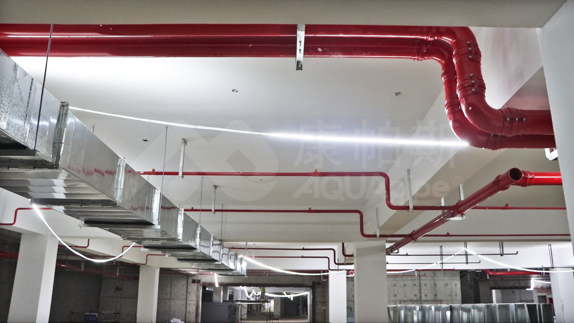 卡压式碳钢消防管路项目案例_伟德体育